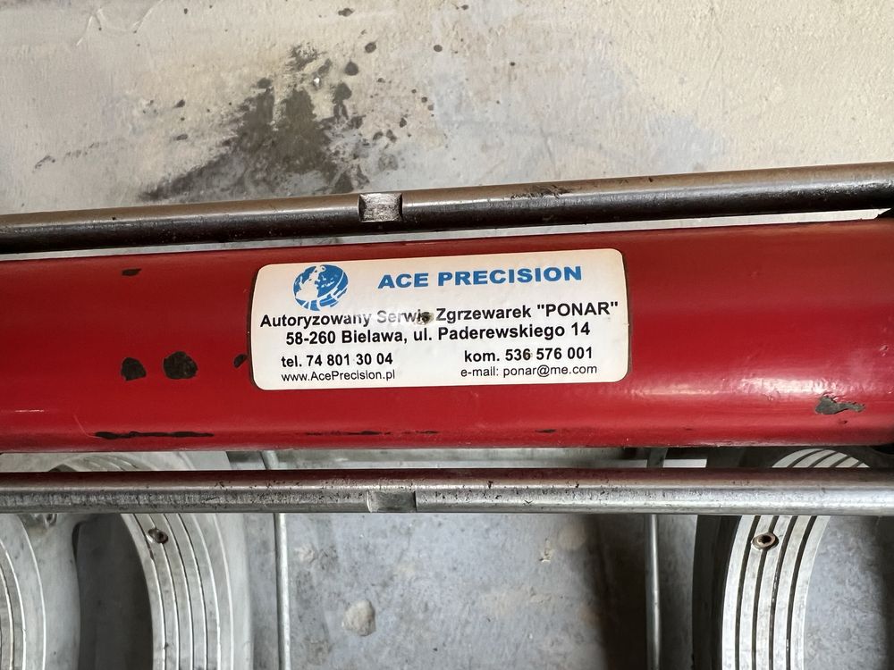 Zgrzewarka doczołowa do rur Ponar hydrauliczna siłownik