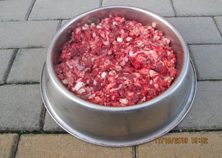 wołowina karma dla psa mięso 100% świeże nie mrożone