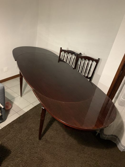 Mesa jantar extensivel 4 a 8 lugares