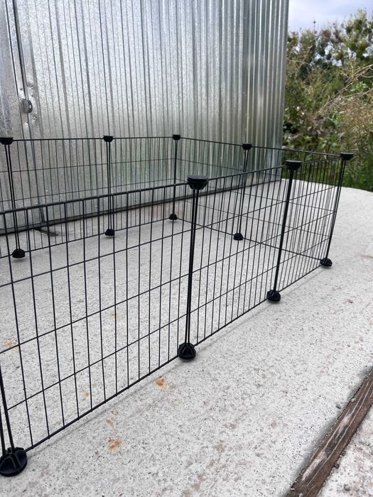 Duża klatka kojec wybieg dla świnki królika zwierząt modułowy NOWY