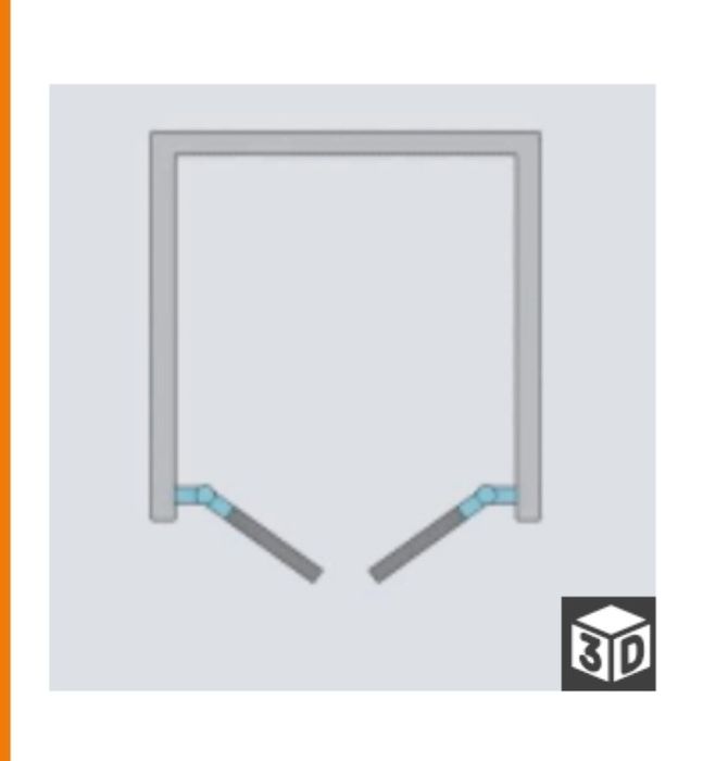 RADAWAY drzwi prysznicowe 80 kowbojskie NOWE