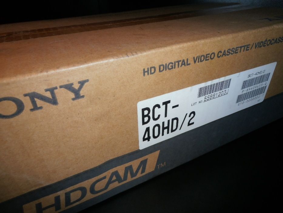 Новые видеокассеты HDCAM Sony BCT-40HD есть 100 штук