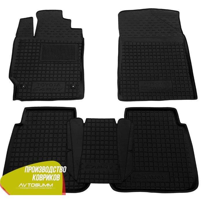 Коврики Toyota Avensis_Corolla_RAV 4_Auris_Camry резиновые автогум