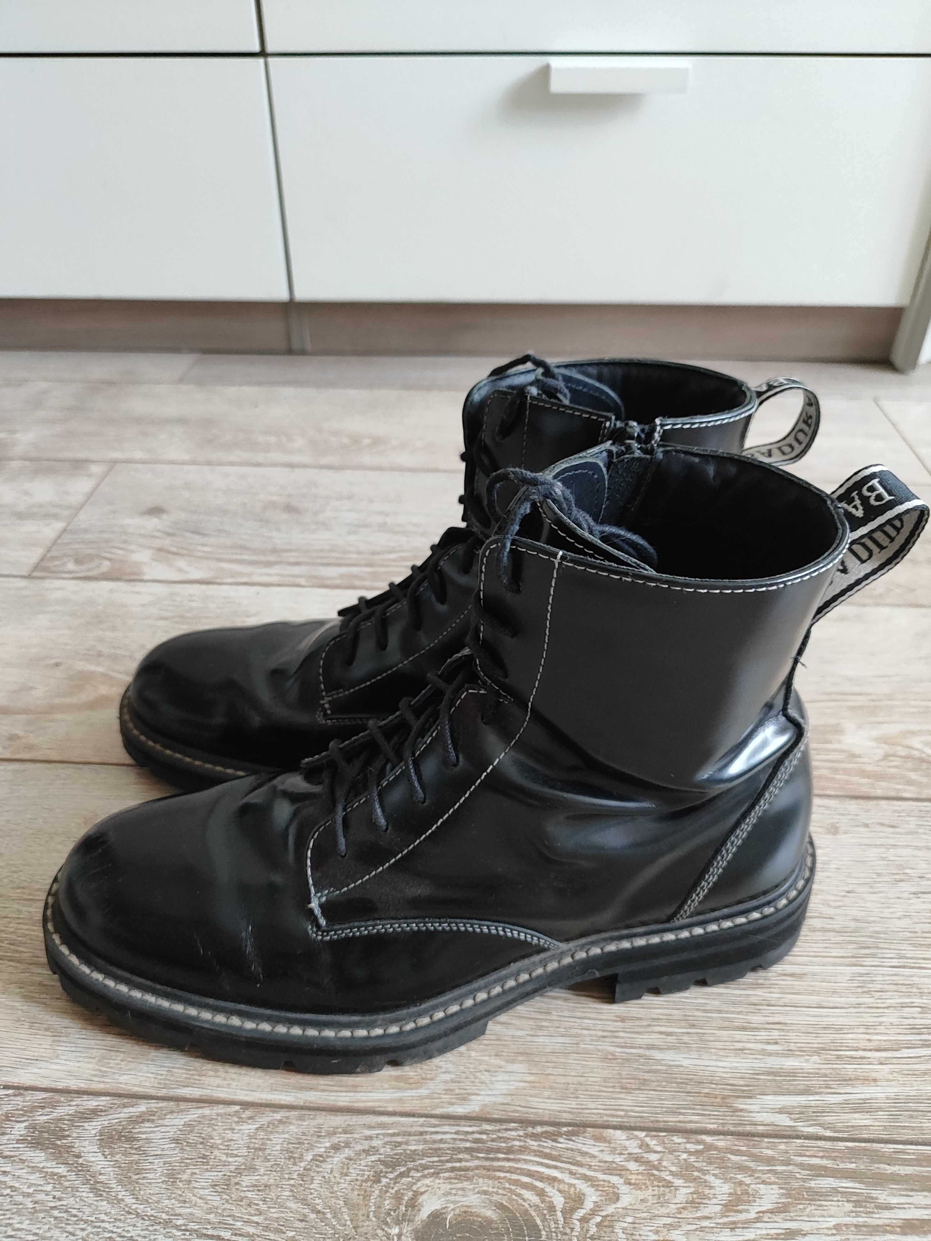 Buty męskie, kozaki, glany, Badura