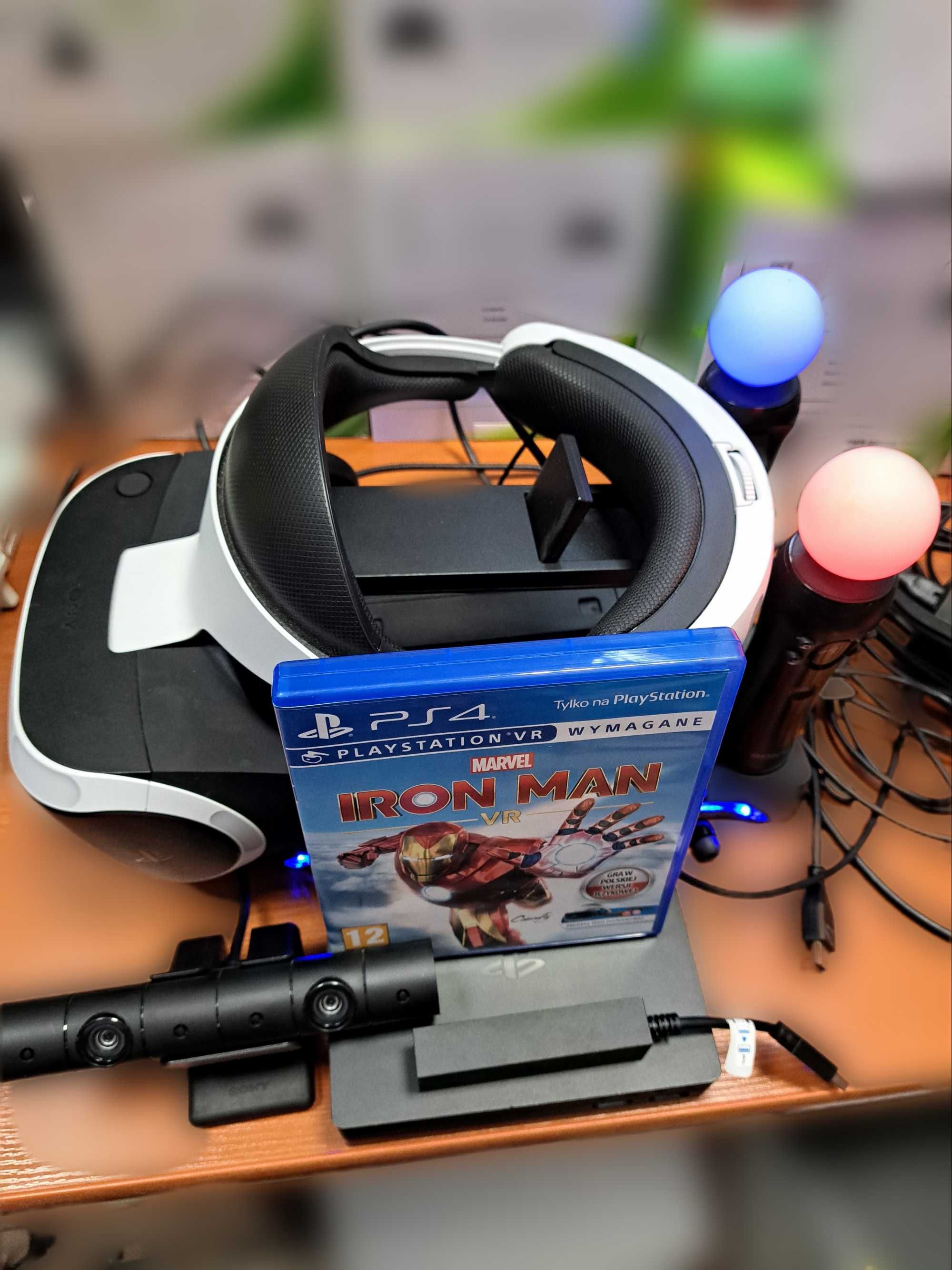 Zestaw Gogle VR V2 Sony PS4/PS5+2x MOVE Komplet Sklep Wysyłka Wymiana