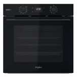 Piekarnik parowy Whirlpool OMSK58RU1SB Termoobieg Czarny OUTLET 17DG45