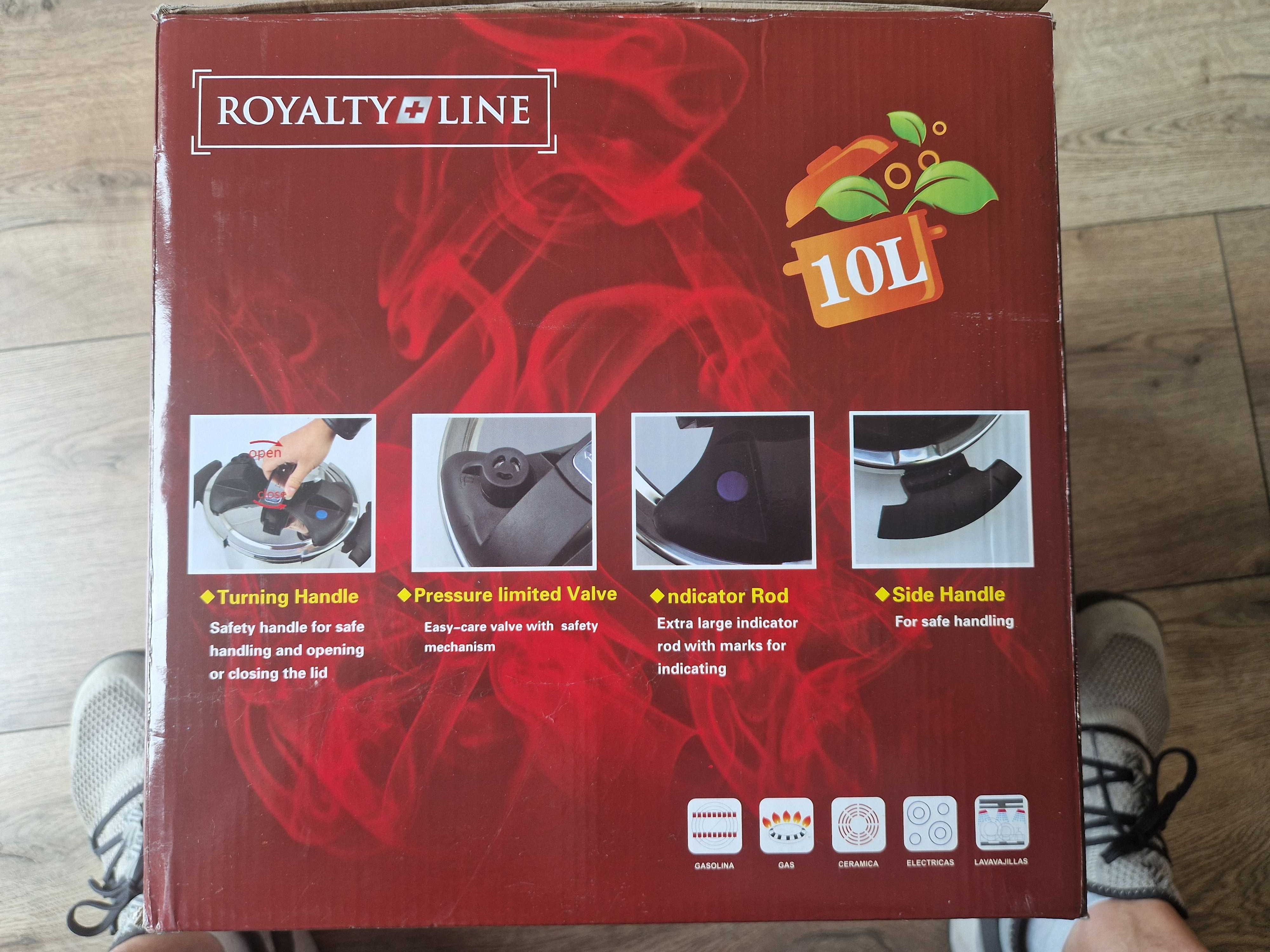 Szybkowar stal nierdzewna Royalty Line 10L