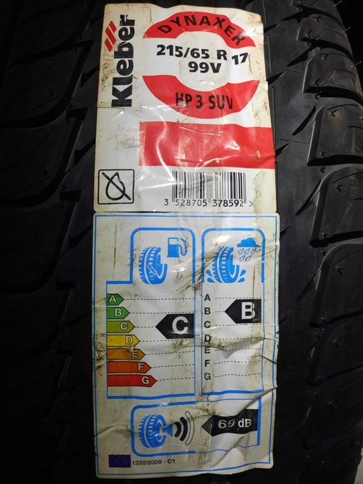 4szt. opony letnie 215/65R17 Kleber Dynaxer HP3 Suv W-wa