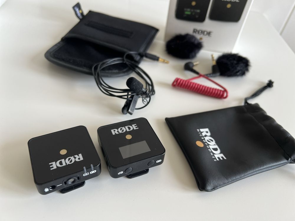 Rode Wireless GO + Lavalier Rode – Excelente estado!