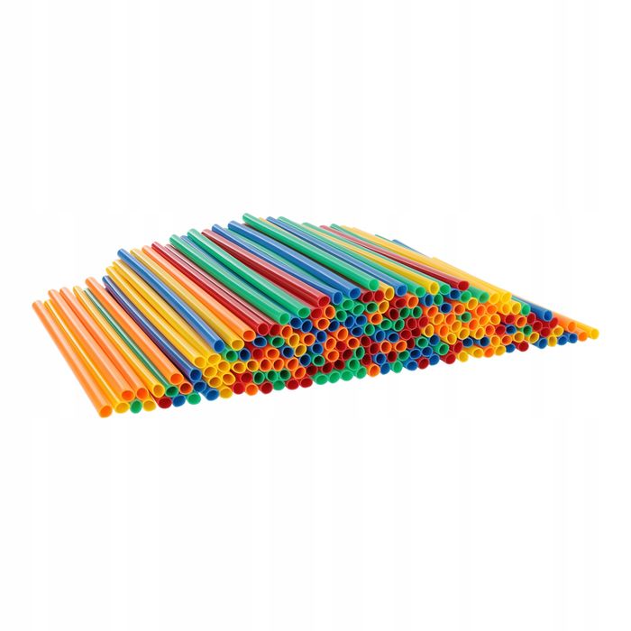 lt424 klocki konstrukcyjne rurki zestaw 400el dla dzieci słomki