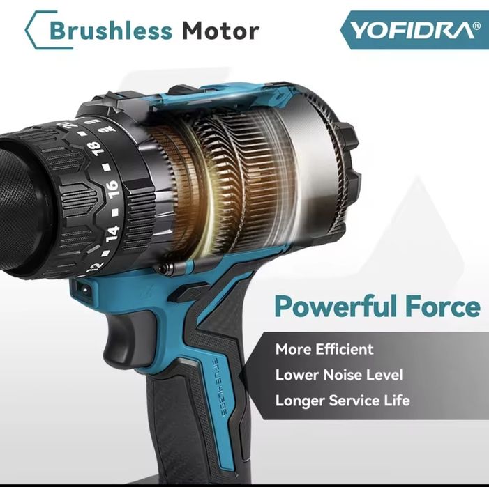 Wkrętarka udarowa wiertarka YOFIDRA GISAM MAKITA 900 N.M 13mm