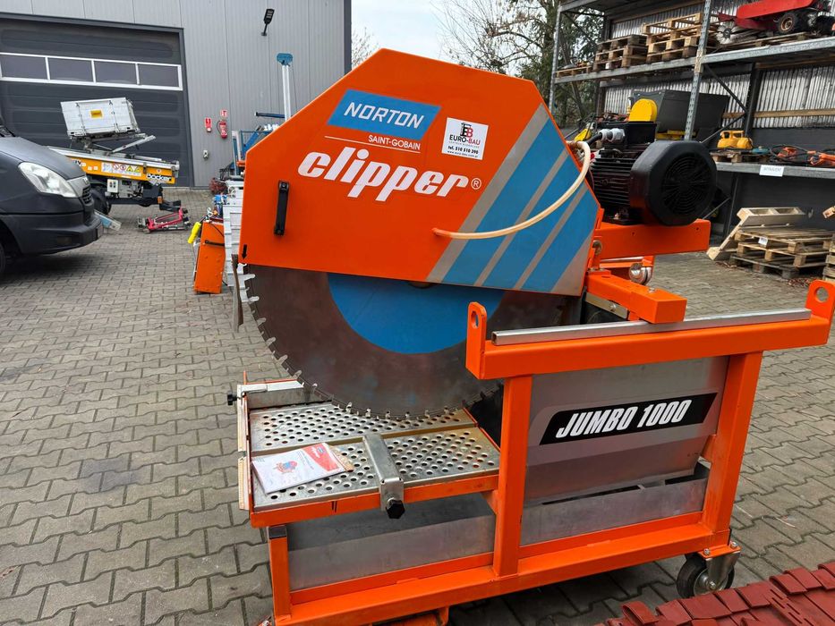 Piła przecinarka NORTON Clipper Jumbo 1000 + Tarcz do Kamienia Silki