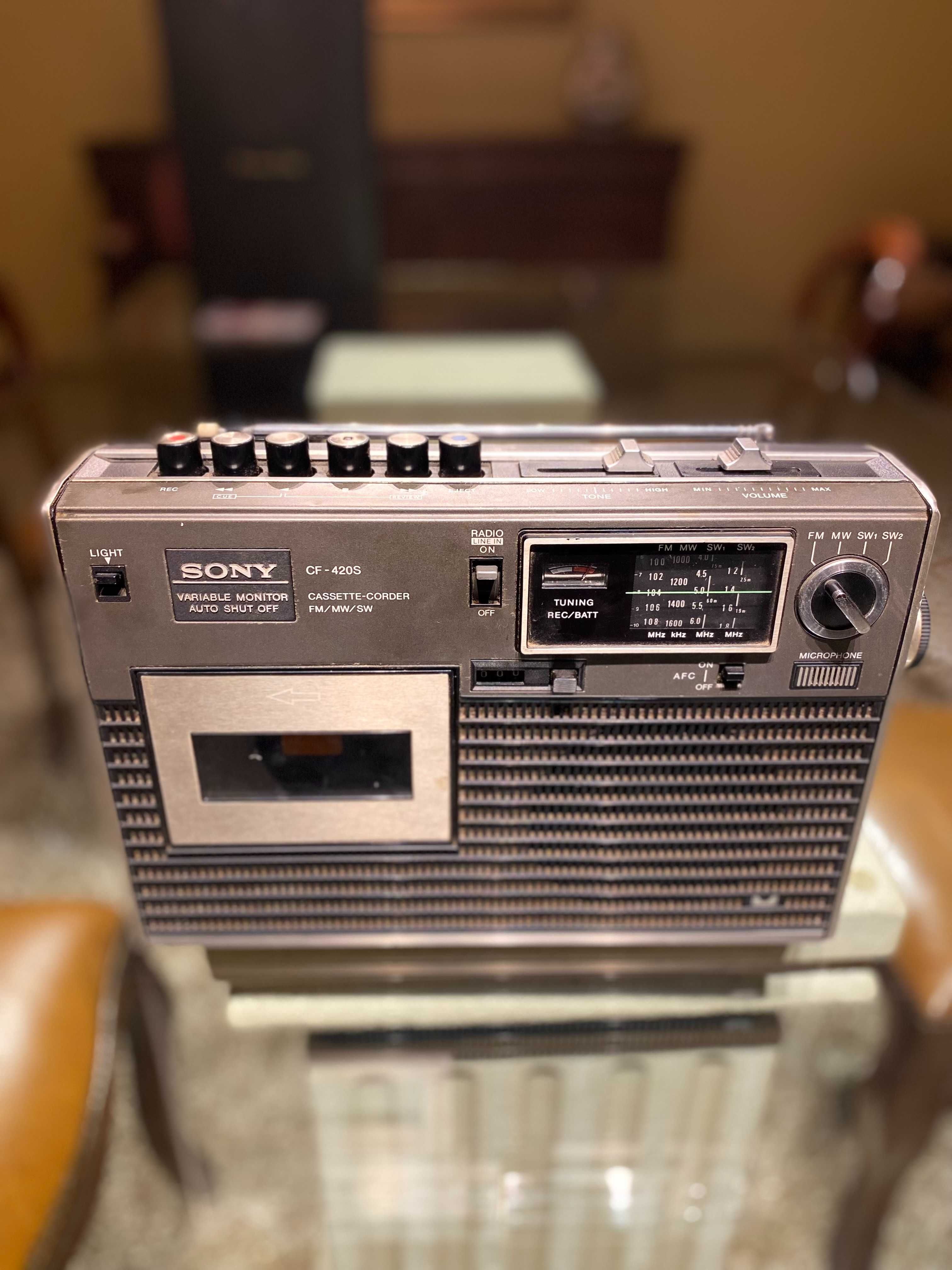 Radio cassete Vintage Sony