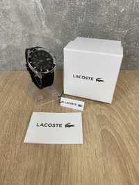Zegarek męski Lacoste Tiebreaker  na gumowym pasku Srebrny Sportowy