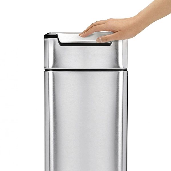 Kosz na śmieci 40l Touch-bar Slim - stal Fpp / simplehuman