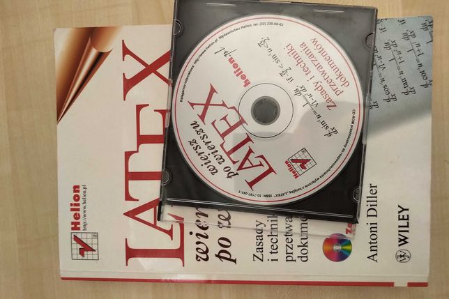 książka LaTex wiersz po wierszu Antoni Diller CD