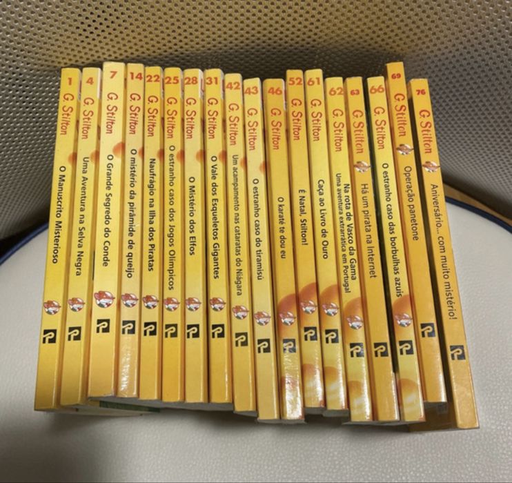 Livros coleção Geronimo Stilton