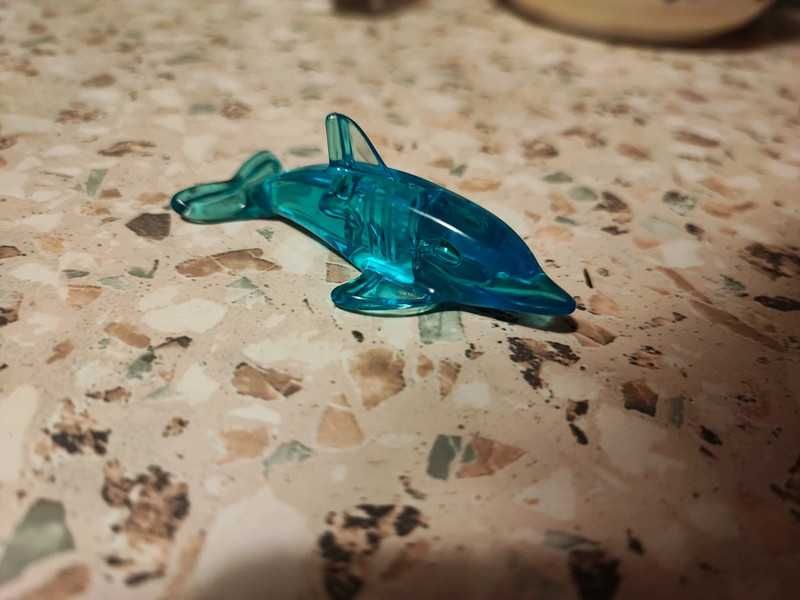 LEGO Scala przezroczysty niebieski delfin 1998 rok RARYTAS