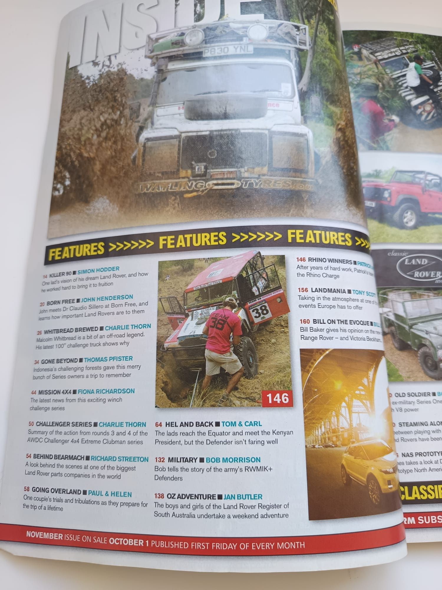 Land rover monthly
