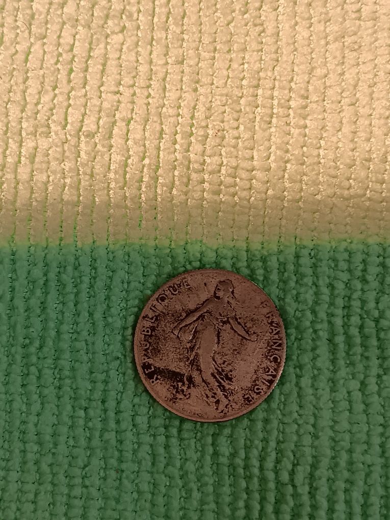 Moeda 50 centavos Francesa 1909 Prata!