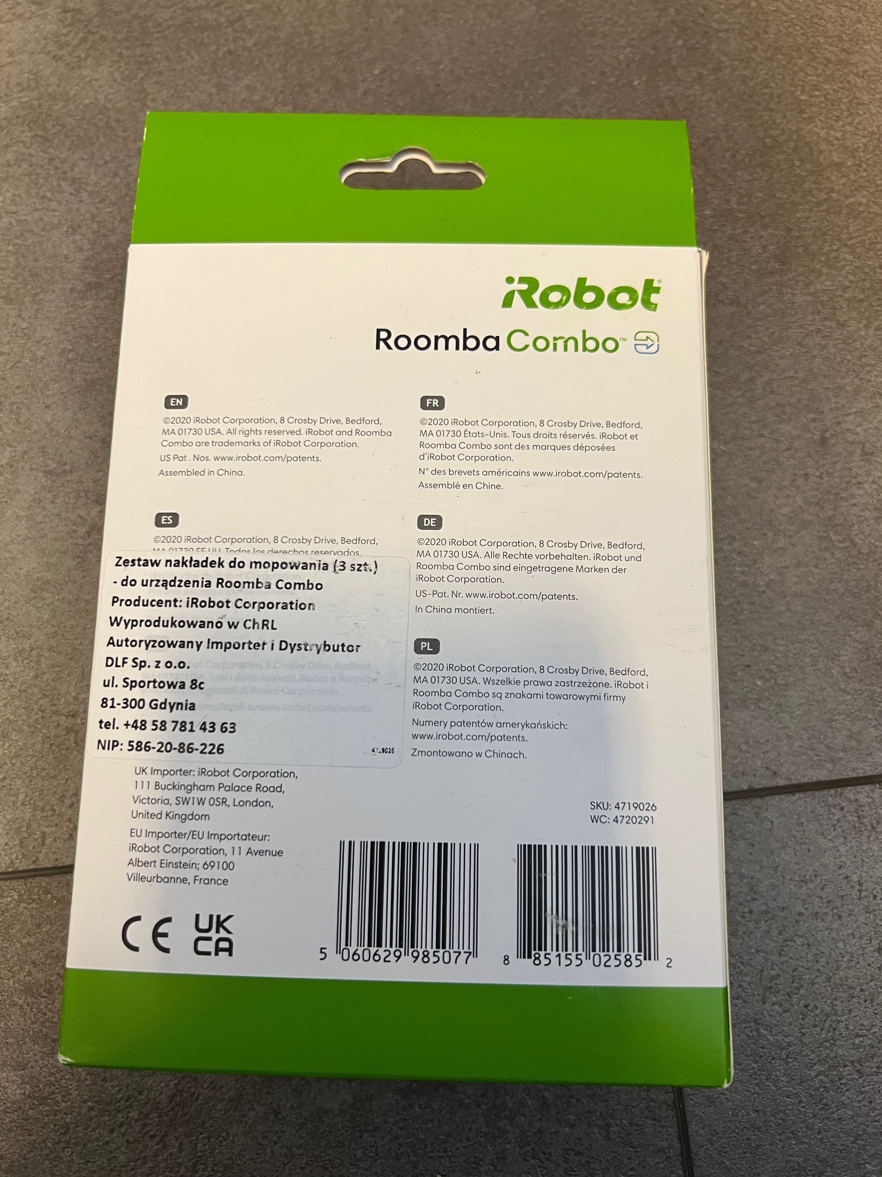 Roomba Combo ściereczki do mopa Irobot