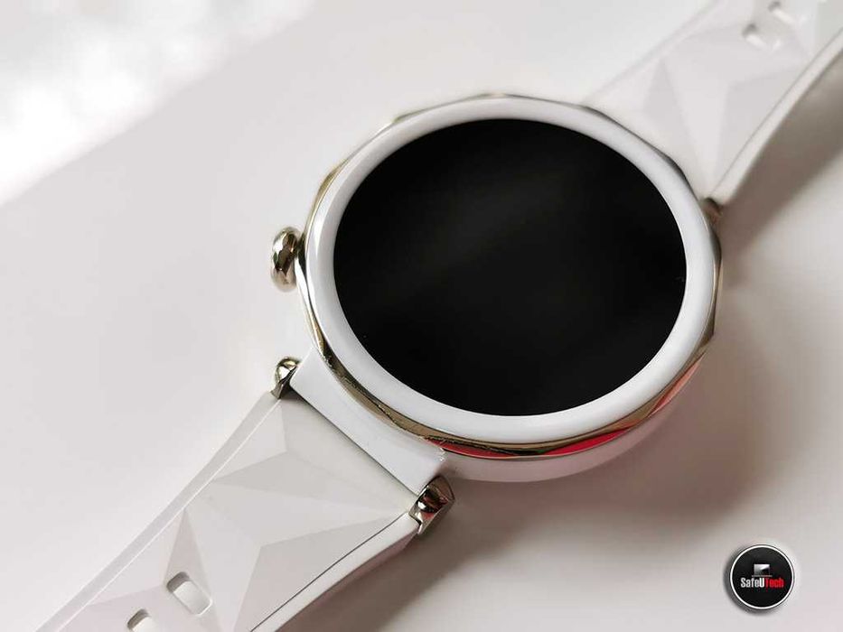 Damski Huawei Watch GT5 Pro 42mm Active - BIAŁY - Szafir - Ceramika GW