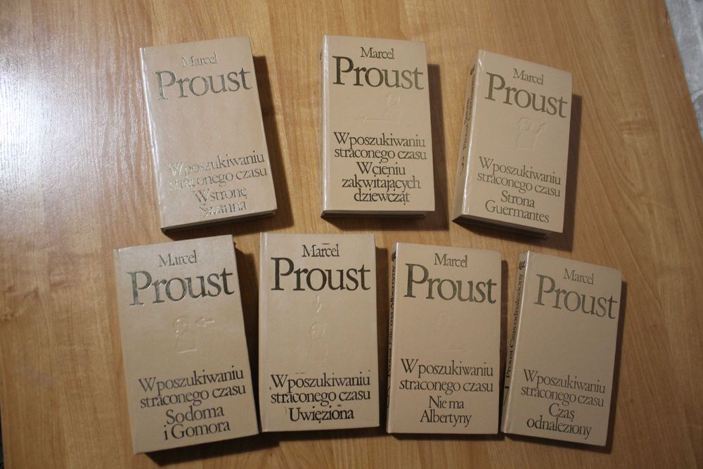 W poszukiwaniu straconego czasu komplet tomów 1 - 7 Marcel Proust