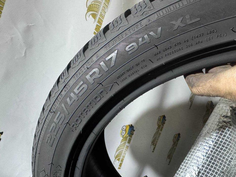 *Шини Nokian 225/45R17 4шт. Зима 2021р. (0607)