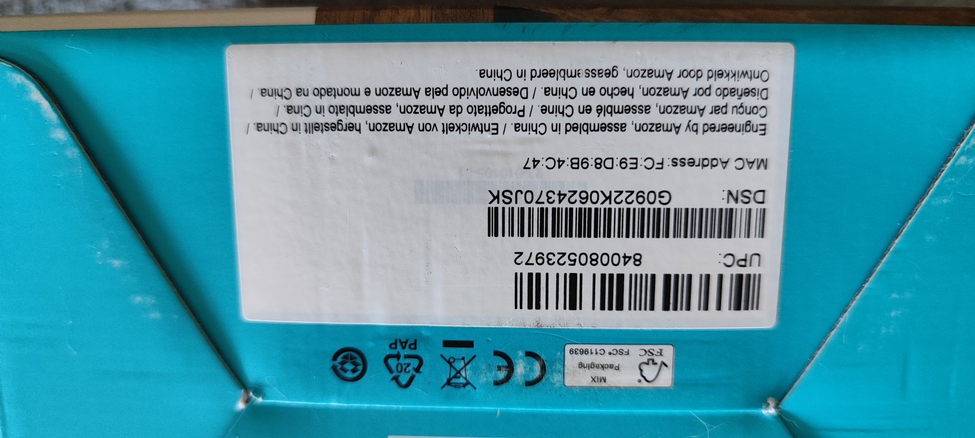 Inteligentny głośnik ALEXA echo dot 5