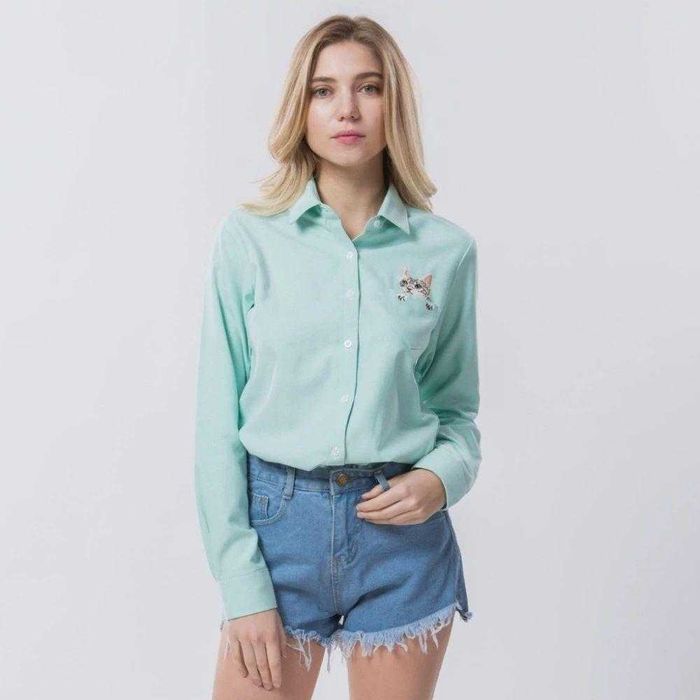 Якісна рубашка бавовняна з вишивкою