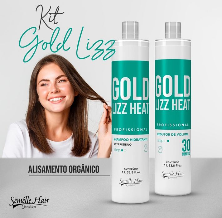 Progressiva Orgânica Gold Lizz (ENVIO GRÁTIS)