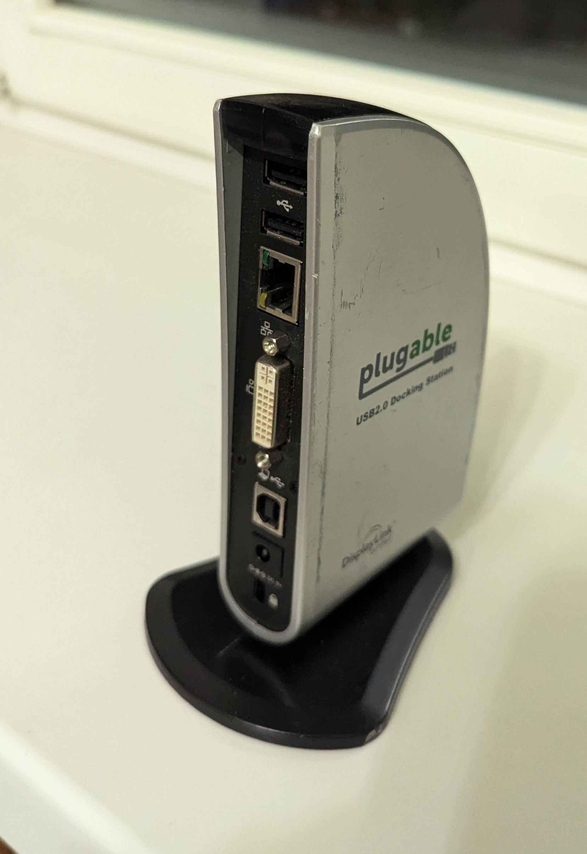 докстанція на ноутбук DVI Audio USB стара PLUGABLE DisplayLink