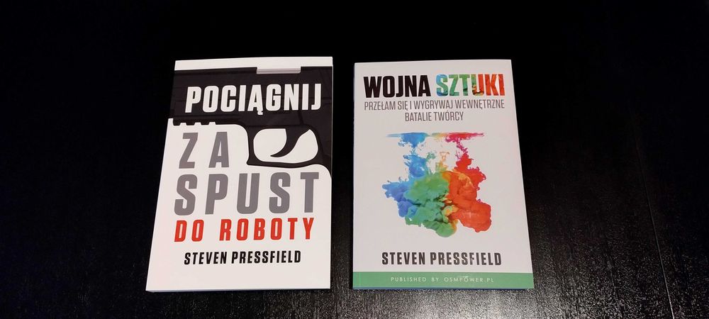 Pociągnij za spust Do roboty - Wojna Sztuki - Steven Pressfield NOWE
