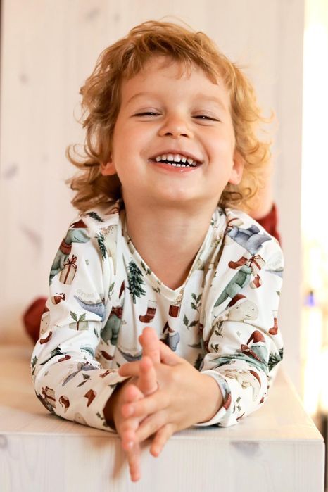 Bluzka Chrisma Kids chłopięca świąteczna 128 cm