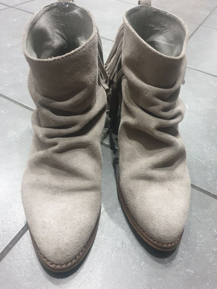 Botki Zara roz.38
