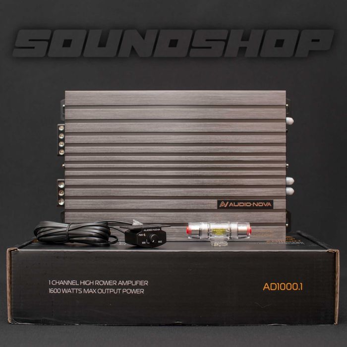 1-канальный усилитель Audio Nova AD1000.1 (1250 Вт RMS в 1 Ом)