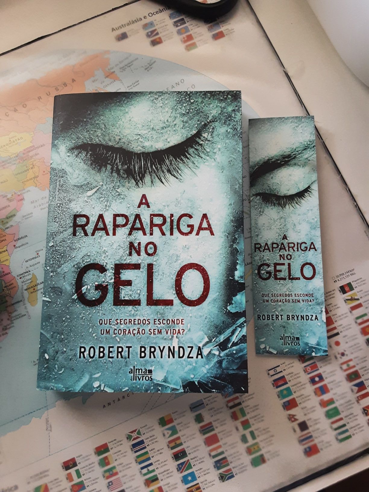 Livro "A rapariga no gelo"