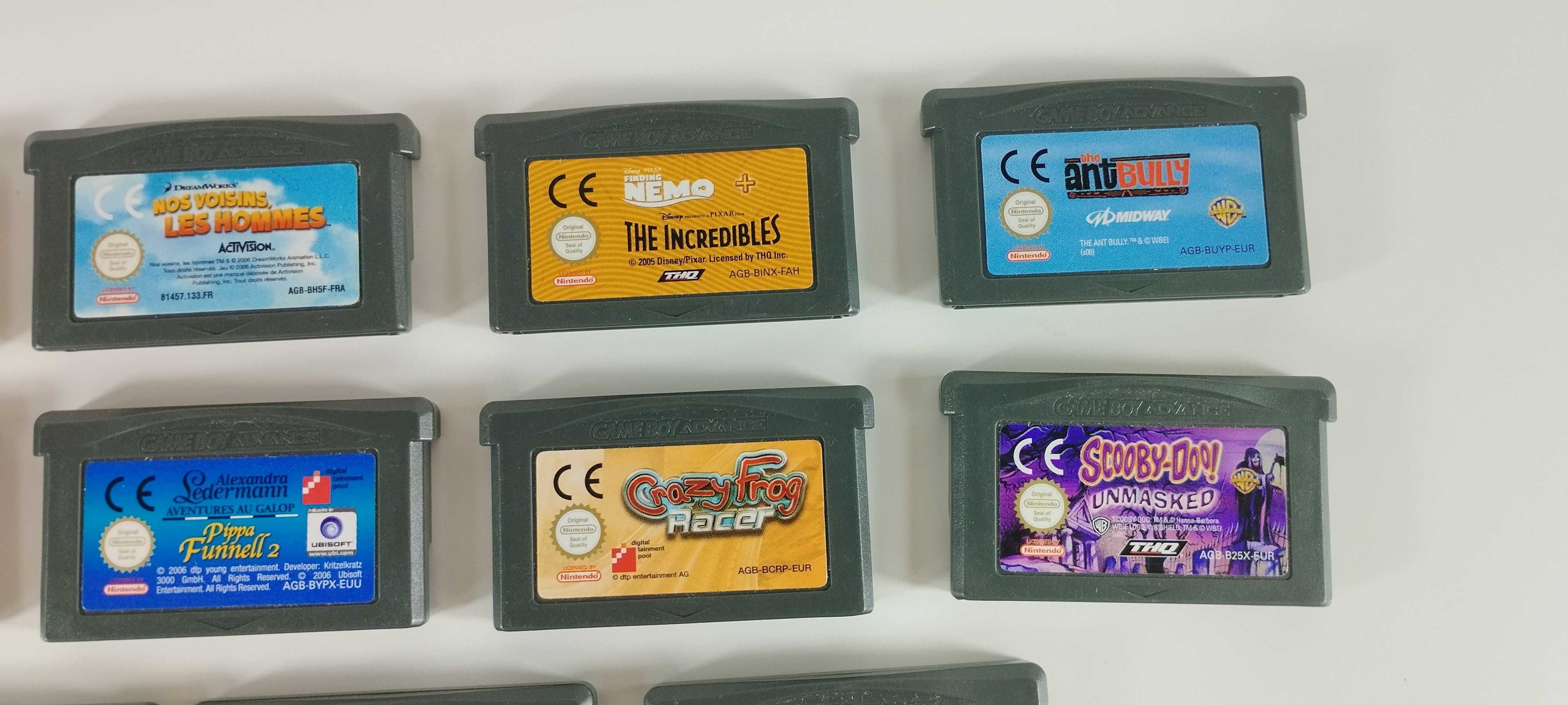 Lote 14 Jogos Gameboy Advance GBA