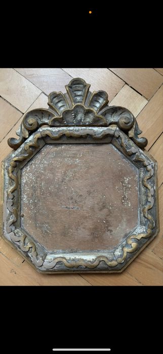 True vintage ramka drewniana barok