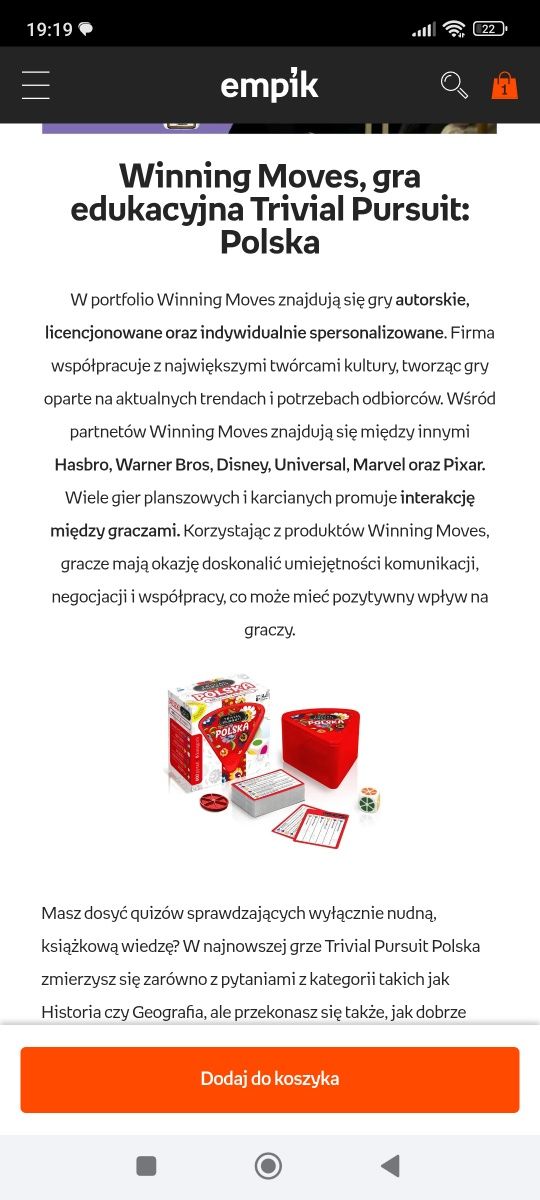 Gra edukacyjna Polska