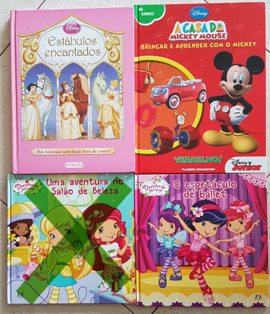Livros infantis diversos