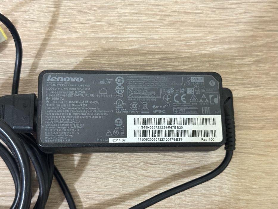 Блок живлення Lenovo 65W | ADLX65NLC3A
