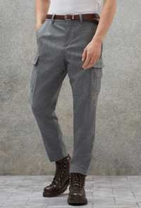 НОВІ штани RESERVED 32р чоловічі сірі серые брюки штаны джинсы мужские