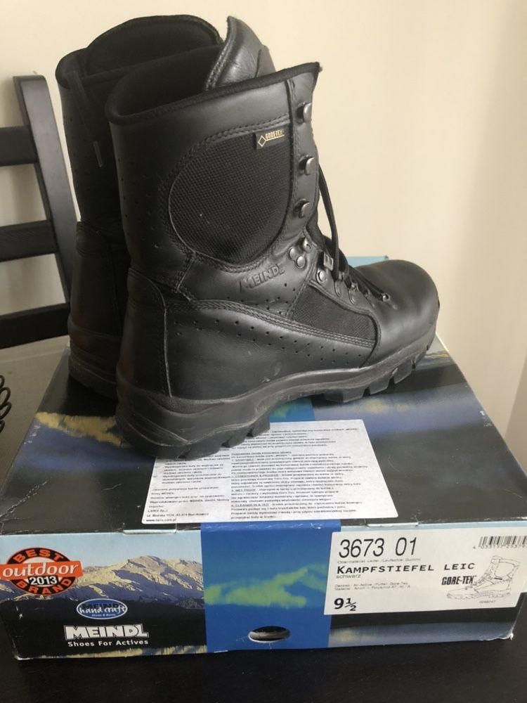 Buty taktyczne Meindl Kampfstiefel leicht goretex 3673 01rozm. 9,5(44)