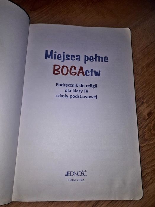Podręcznik religia klasa 4 szkoła podstawowa wydawnictwo jedność
