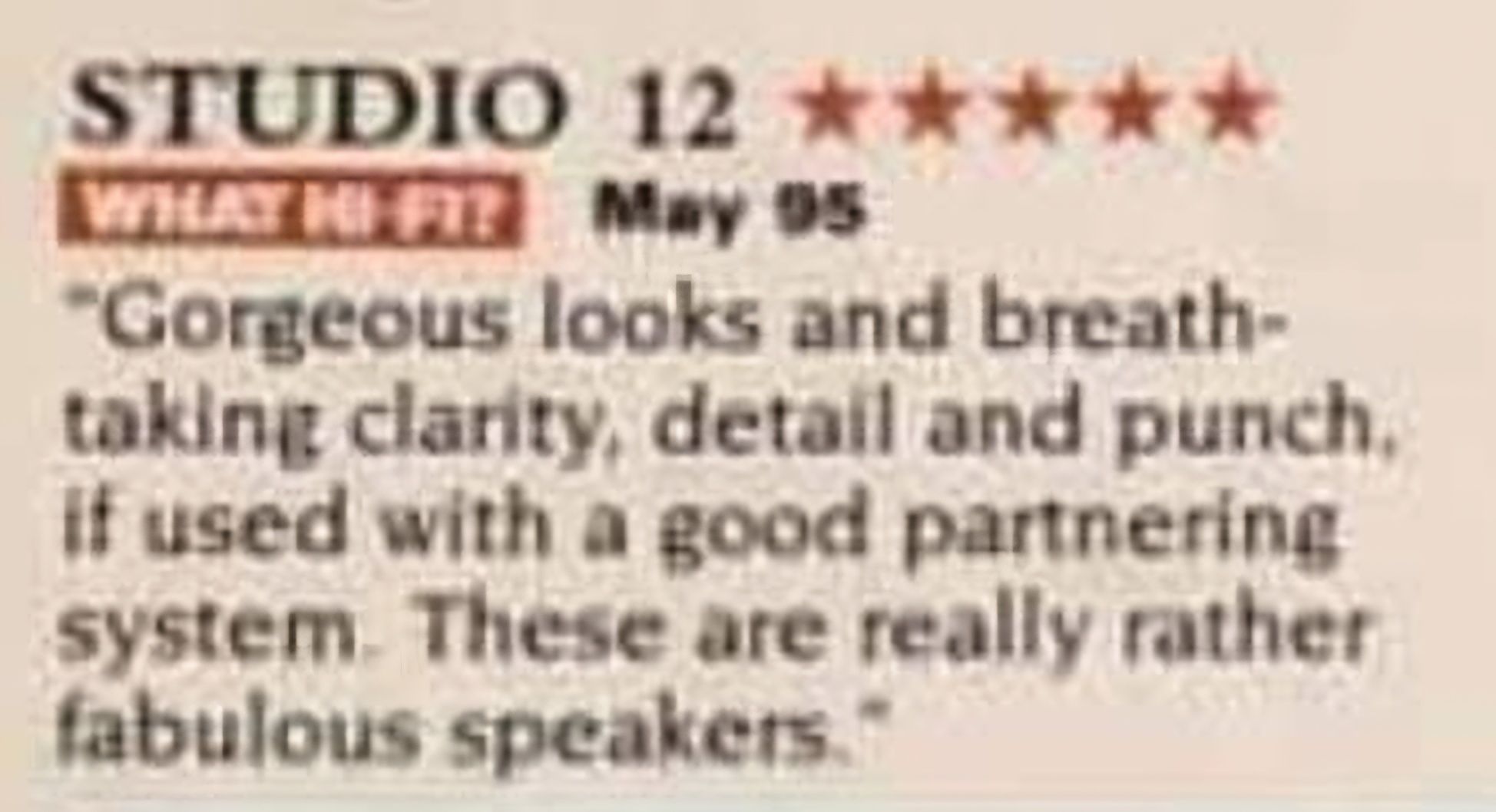 Monitor audio studio 12