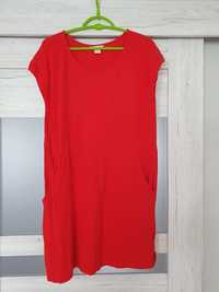 Luźna sukienka czerwona H&M rozm. S