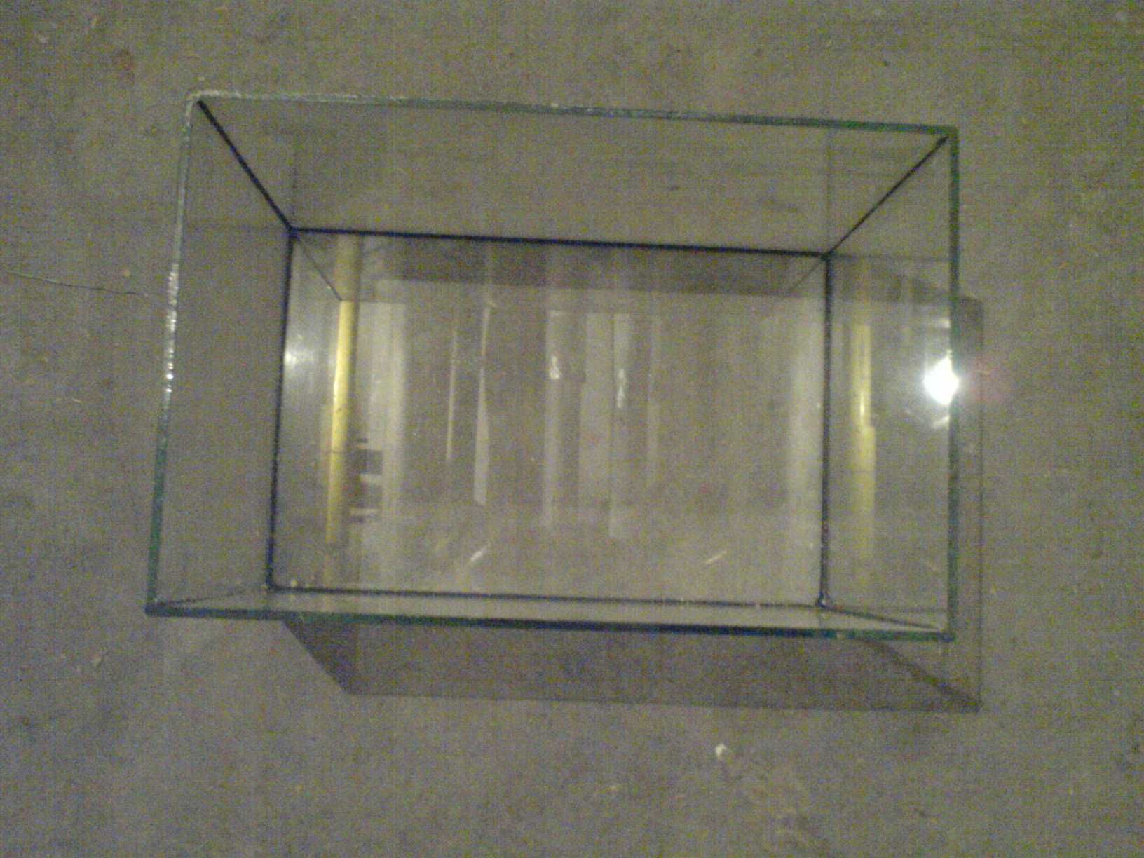 ZBIORNIK SZKLANY 30x20x20 cm GRUBE SZKŁO na donicę akwarium terrarium