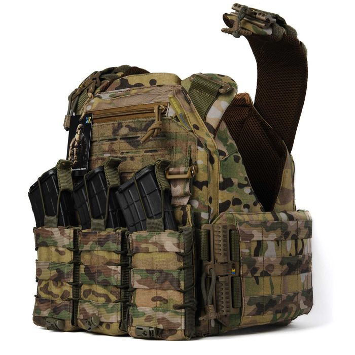 Женская плитоноска Warmor Gen.3 (for Ladies). Мультикам или пиксель.