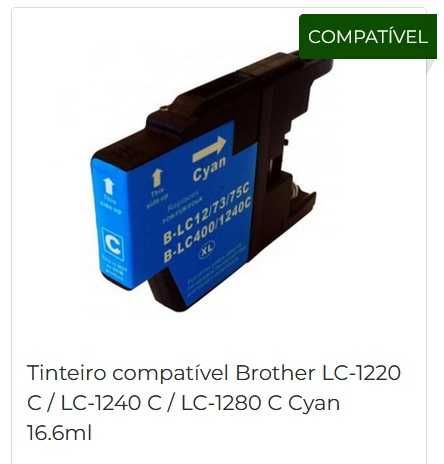 Tinteiro compatível Brother LC-1220 / LC-1240 / LC-1280